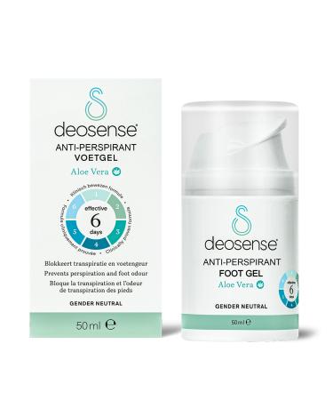 Deosense Anti Perspirant for feet | effective up to 6 days | For Men and Women | Deperspirant against excessive sweating | Anti-perspirant lotion keeps feet