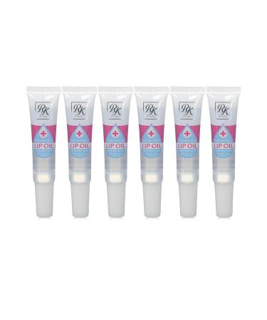 Ruby Kisses Hydrating Lip Oil Clear RLO01 (6 PACK) 0.33 Fl Oz (Pack of 6)