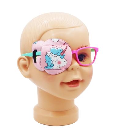 Astropic 3D Cotton & Silk Eye Patch for Kids | Girls Eye Patch for Glasses | Medical Eye Patch for Children with Lazy Eye (Blue Unicorn, Right Eye) To Cover Right Eye Blue Hair Unicorn - Buy Online on GoSupps.com