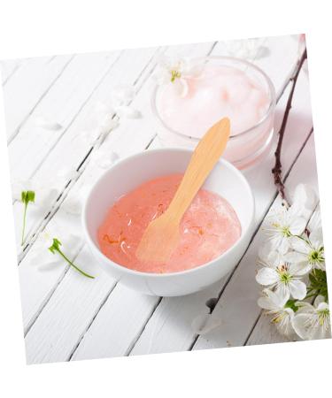  PACKOVE PACKOVE 5 Pieces Spatula for Facial Mask Eye Mask Massage Spoon Face Mask Spoon Skin Care Spatula Makeup Spatula Small Facial Spatula Makeup Mixing Spoons Light Brown Wooden - Buy Online on GoSupps.com