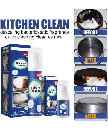 MQSHUHENMY Foaming Heavy Oil Stain Cleaner Powerful Stain Removing Foam Cleaner Foam Cleaner All Purpose Heavy Duty All Purpose Bubble Cleaner Powerful Decontamination Spray (100ml 2Pcs) 100ml 2Pcs - Buy Online on GoSupps.com