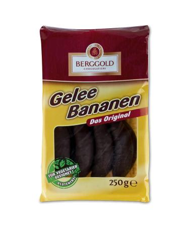 Berggold Jelly Bananas - Pack of 6 (6 x 250g) | Delicious International Shipping - Buy Online on GoSupps.com