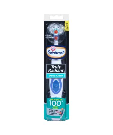 Spinbrush Truly Radiant Toothbrush Deep Clean Colors May Vary (Pack of 2)