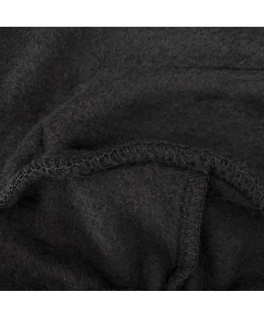 Izefia Dog Hoodie - Warm Fleece Jumpsuit with Pocket for Small Medium & Large Dogs - Winter Sweatshirt & Cat Clothing - XL Black - Buy Online on GoSupps.com