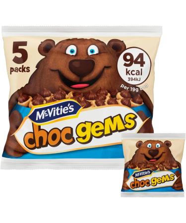 McVitie's Iced Gems x15 Choc Gems x15 (6 Pack Bundle) - Buy Online on GoSupps.com