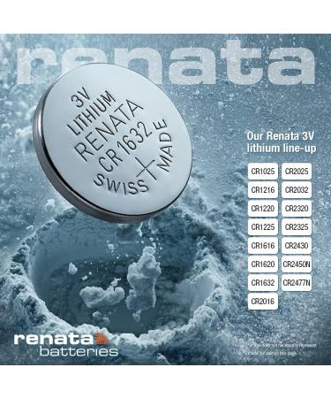 Buy Renata CR2032 Watch Batteries - 100 Pcs | Long-lasting International Shipping - Buy Online on GoSupps.com