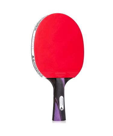 Spindra Ghost Performance Ping Pong Paddle - Expert Table Tennis Racket with Dual Offensive Rubber & Durable Carry Case - Master Your Game & Win More Matches