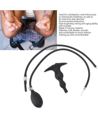 Atyhao Silicone Enema Bulb Kit - Inflatable Anti-Aging Enema Set | Flexible & Anti-Backflow Design for Hotels - Buy Online on GoSupps.com