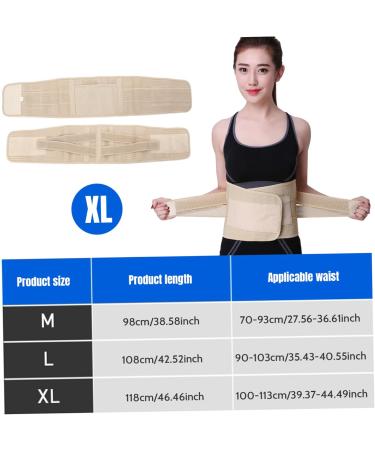 Back Brace Back Braces for Lower Back Pain Relief Breathable Back Support Belt Adjustable Lumbar Support Belt Reinforced Bones Back Pain Belt Xl - Buy Online on GoSupps.com