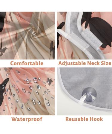 Shop Abstract Patterns Beard Bib Apron | Men's Hair Catcher for Shaving | Perfect Father's Day & Anniversary Gift | Durable with 2 Suction Cups - Buy Online on GoSupps.com