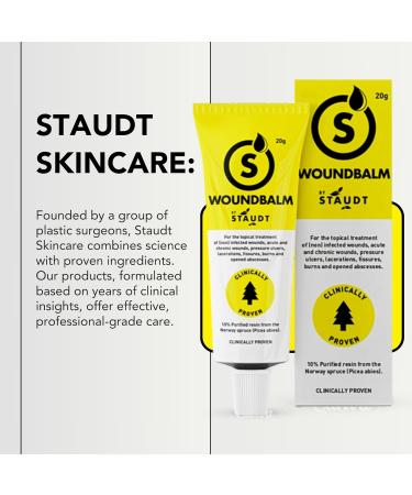 Baume Cicatrisant Staudt Pommade Naturelle aux Propri t s Apaisantes Cr me de Soin pour la Cicatrisation et la Pr vention des Cicatrices sur Coupures Br lures Plaies Chirurgicales 20g - Buy Online on GoSupps.com