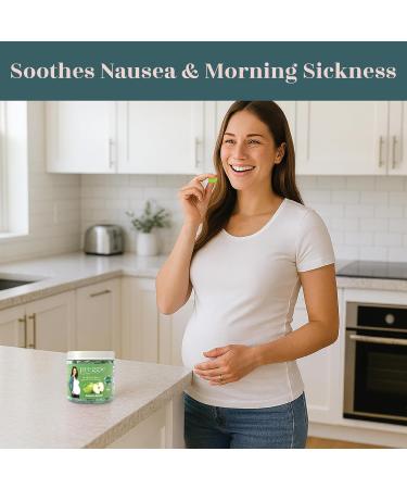 Preggie Pop Drops Pregnancy Nausea Relief Morning Sickness Candy with Essential Oils for Pregnant Women Green Apple 100 Count Green Apple 100 Count - Buy Online on GoSupps.com