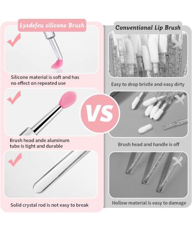 Abeillo 6PCS Silicone Lip Brush Silicone Lip Applicator Reusable Lip Balm Applicator with Cap Lip Scrub Brush Lip Brush for Lipstick Eyeshadow and Cream Lip Mask (Multicolor) - Buy Online on GoSupps.com