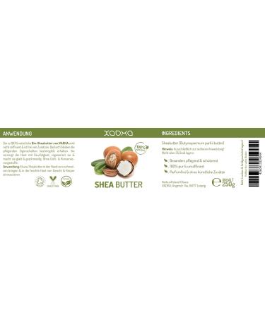 Organic Unrefined Cold Pressed Shea Butter - 100% Natural & Vegan | 250g for Healthy Skin - Buy Online on GoSupps.com