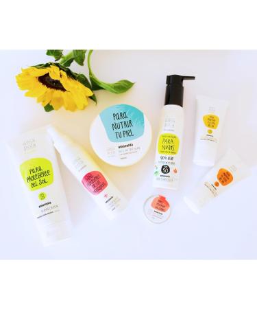  AMAPOLA BIO-COSMETICS AMAPOLA BIO-COSMETICS - Organic Ecological Sunscreen SPF 25 - Natural UV Protection - No White Streaks - Vegan and Certified Organic 200 ml Pack of 2  - Buy Online on GoSupps.com