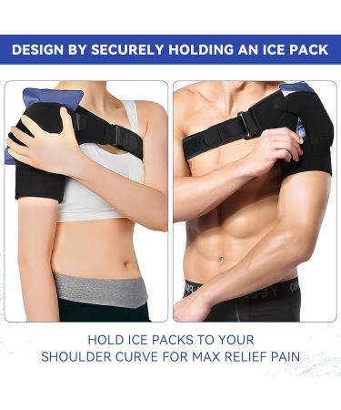 Adjustable Shoulder Brace for Women and Men - Rotator Cuff Support for Pain Relief - Buy Online on GoSupps.com