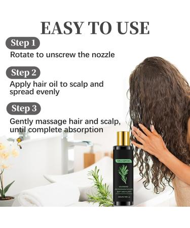 3 Pcs Rosemary Hydrolyzed Keratin Shampoo Rosemary Leaf Oil Shampoos Soft and Fluffy Cleansing Shampoos for Men and Women - Buy Online on GoSupps.com