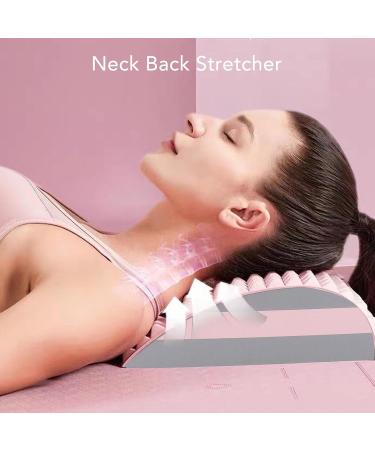 Lower Back Stretching Tool | Reduce Fatigue & Relax Neck & Spine - Light Pink - Buy Online on GoSupps.com