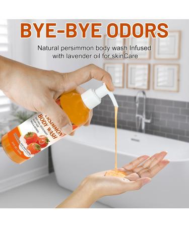 MR.A Persimmon Body Wash for Strong Body Odor Persimmon Liquid Soap for Old People Smell Nonenal Eliminator Purifying & Deodorizing Wash 10FL OZ - Buy Online on GoSupps.com