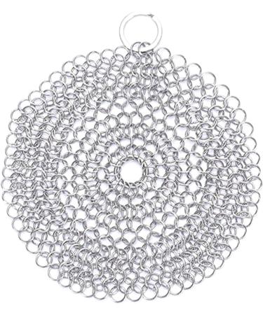 Kitchen Cleaning Tool Stainless Steel Cleaner Chain Scrubber Pots Washing Net Rusts Removers for Daily Home Kitchen Cleaning Brush 6in Round - Buy Online on GoSupps.com