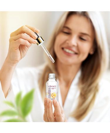 Vitamin C and Hyaluronic Acid Serum for Youthful Radiance | Hydrating and Rejuvenating Face Serum | For All Skin Types | 30ml 1 Fl Oz - Buy Online on GoSupps.com