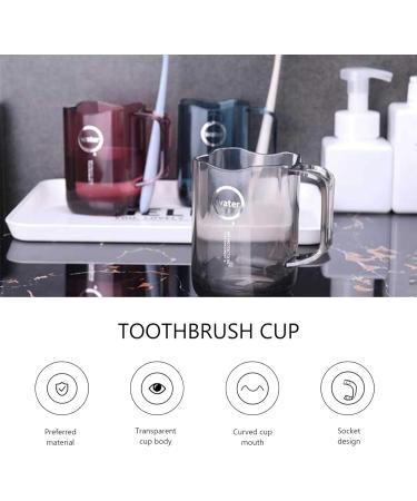 Buy Cabilock Kids Clear Plastic Crystal Water Cup & Organizer - Tumbler & Toothbrush Storage for Bathroom - Buy Online on GoSupps.com