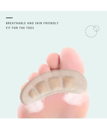 4 Pairs Ball of Foot Cushions | Gel Metatarsal Pads for Women | Non-Slip Forefoot Cushions for High Heels | Pain Relief Reusable Insole Cushions - Beige - Buy Online on GoSupps.com