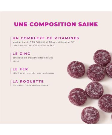 Madame La Pr sidente Hair Boost - Dietary Supplements for Longer Stronger Hair - Effective & Natural Formula for All Hair Types - 60 Gummies for 1 Month - Buy Online on GoSupps.com