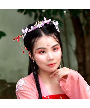 Lurrose 2pcs Chinese Hair Stick Hairpins - Elegant Hair Decor & Accessories for Women Girls | Perfect Mother's Day Gift - Red - Buy Online on GoSupps.com