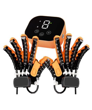 Rehabilitation Robot Glove Finger and Hand Function Rehabilitation Trainer Hand Recovery Equipment for Cerebral Palsy Arthritis Stroke Hemiplegia Patient left+right Medium