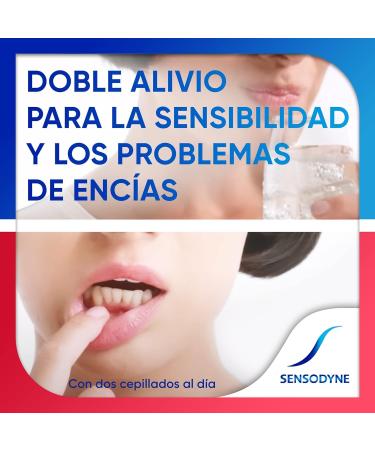  Sensodyne Sensodyne Sensitive Toothpaste & Gum Health Enhancement with Fluoride - Relieve Sensitive Teeth & Improves Gum Health - 4 Pack 75ml - Buy Online on GoSupps.com