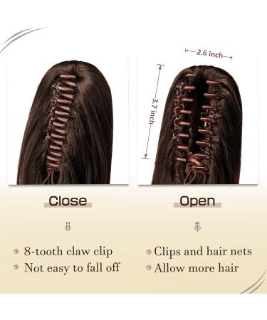 Sofeiyan 13 Ponytail Extension Long Curly Clip in Claw Hair 26T30# - Natural Looking Synthetic Hairpiece for Women - Buy Online on GoSupps.com