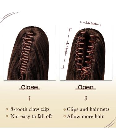 Sofeiyan 13 Long Curly Ponytail Extension | Clip in Claw Hairpiece | Synthetic Natural Look | Light Blonde/Platinum Blonde Mix | Women's Hair Extension - Buy Online on GoSupps.com