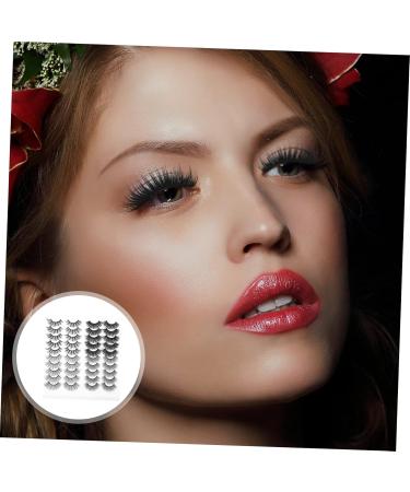 DRESSOOS 20 Pairs Artificial False Eyelashes Make up Kit Beauty Eyelashes Lash Kit Cosmetics False Eyelashes Fans Volume False Eyelash Natural False Eyelashes Makeup Tools 3d Lengthen - Buy Online on GoSupps.com
