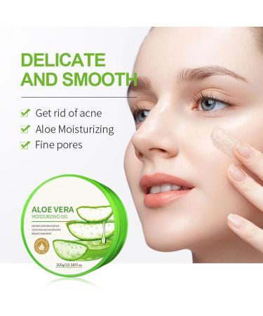 Aloe Vera Gel With Vitamin C Aloe Vera Gel for Face Aloe Vera Face Cream Organic Aloe Vera Gel Natural & Moisturizing Nourishing Aloe Gel Moisturizing Aloe Gel For Face Body 300g (Aloe Vera) - Buy Online on GoSupps.com