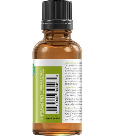 Viva Doria 100% Pure Lemongrass Essential Oil - Undiluted Food Grade Guatemalan Lemongrass Oil 30 mL | International Shipping Available - Buy Online on GoSupps.com