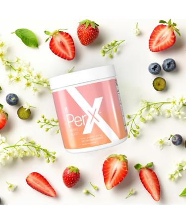 Happy Co PerX Berry Blast - 30 Servings Sugar-Free Healthy Energy Drink with Nootropics Vitamins Gluten-Free Collagen Peptides - Mix with Water for Energy & Nutrition - Buy Online on GoSupps.com