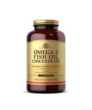Solgar Omega 3 Fish Oil Concentrate - 240 Softgels