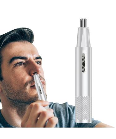 Shakven Nose And Ear Trimmer For Men | Rechargeable Nose Clippers For Men | Eyebrow Trimmer Hair Clipper 2 In 1 For Face Beard Foot Hand Hair Easy Cleansing Nose Clippers White Nose Hair Tool