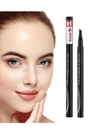 Eyebrow Waterproof - Eyebrow Contouring Sweatproof Pencil | Everyday Women Cosmetics for Eyes for Home Working Traveling Gathering Dating Shakven 1#brown