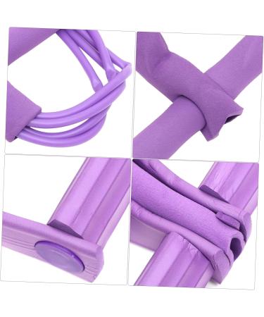 BESPORTBLE Pedal Tensioner & Resistance Band - Purple Yoga Pull Rope for Sit-Ups & Fitness Training - Buy Online on GoSupps.com
