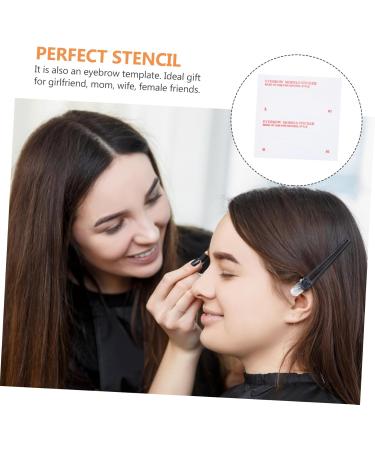 POPETPOP 216 Pcs Eyebrow Stickers Ladies Suits Eyebrow Stencils Kit Disposable Eyebrow Template Eyeliner Girl - Buy Online on GoSupps.com