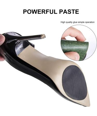 16-Piece Non-Skid Self-Adhesive Shoe Grips - Black | Anti-Slip Shoe Pads for Noise Reduction & Sole Protection - Buy Online on GoSupps.com