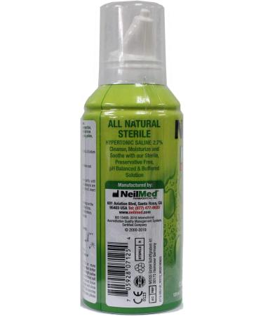 NeilMed Hypertonic NasaMist Saline Spray 4.20 oz (Pack of 2) - Effective Sinus Relief - Buy Online on GoSupps.com