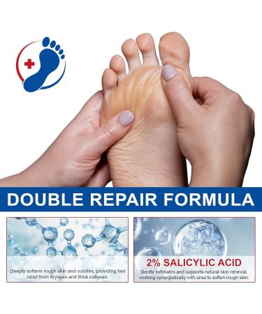  G n rique Urea Cream 60% Moisturizing Repair Foot Cream Deeply Hydrates and Softens Cracked Heels Cream for Very Dry and Damaged Feet 40g (3) - Buy Online on GoSupps.com