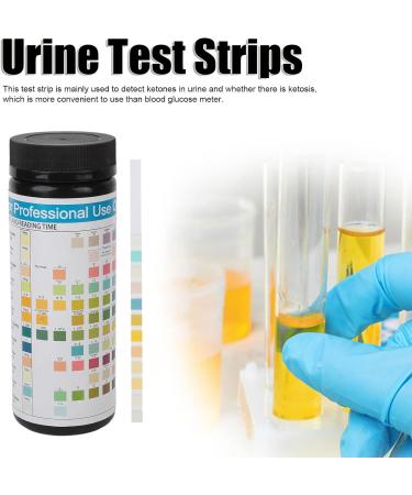 100 Urine Ketone Test Strips - Keto Reagent Strips for Dieters | Measure Ketones pH & Protein - International Shipping Available - Buy Online on GoSupps.com