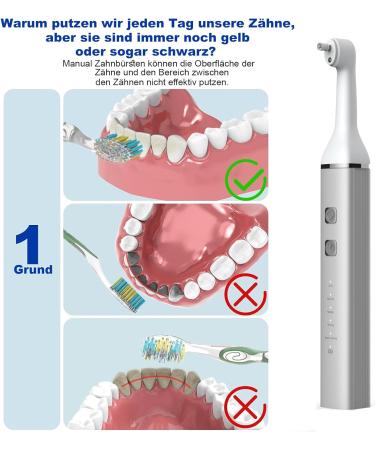 Tooth Whitening Light Set - Professional Bleaching Kit with 3 Toothpastes Rechargeable USB-C 6 Heads & 5 Modes for Polished Bright Teeth - Buy Online on GoSupps.com