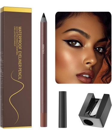  Mppchhn Eyeliner Long-Lasting Gel Pencil with Built-in Needle | Long-Lasting Waterproof Smudge-Proof Eyeliner for Women and Girls - Buy Online on GoSupps.com