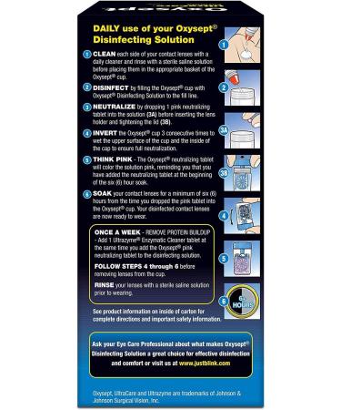 Oxysept Disinfecting Solution/Neutralizer 12 oz - 2 Pack | Effective Disinfection Solution - Buy Online on GoSupps.com