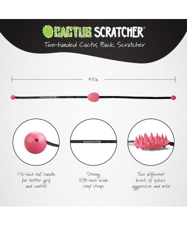 Travel-Sized Cactus Back Scratchers | Mini Back Scratchers with Aggressive & Soft Spikes - Perfect Post-Op Gift - Buy Online on GoSupps.com